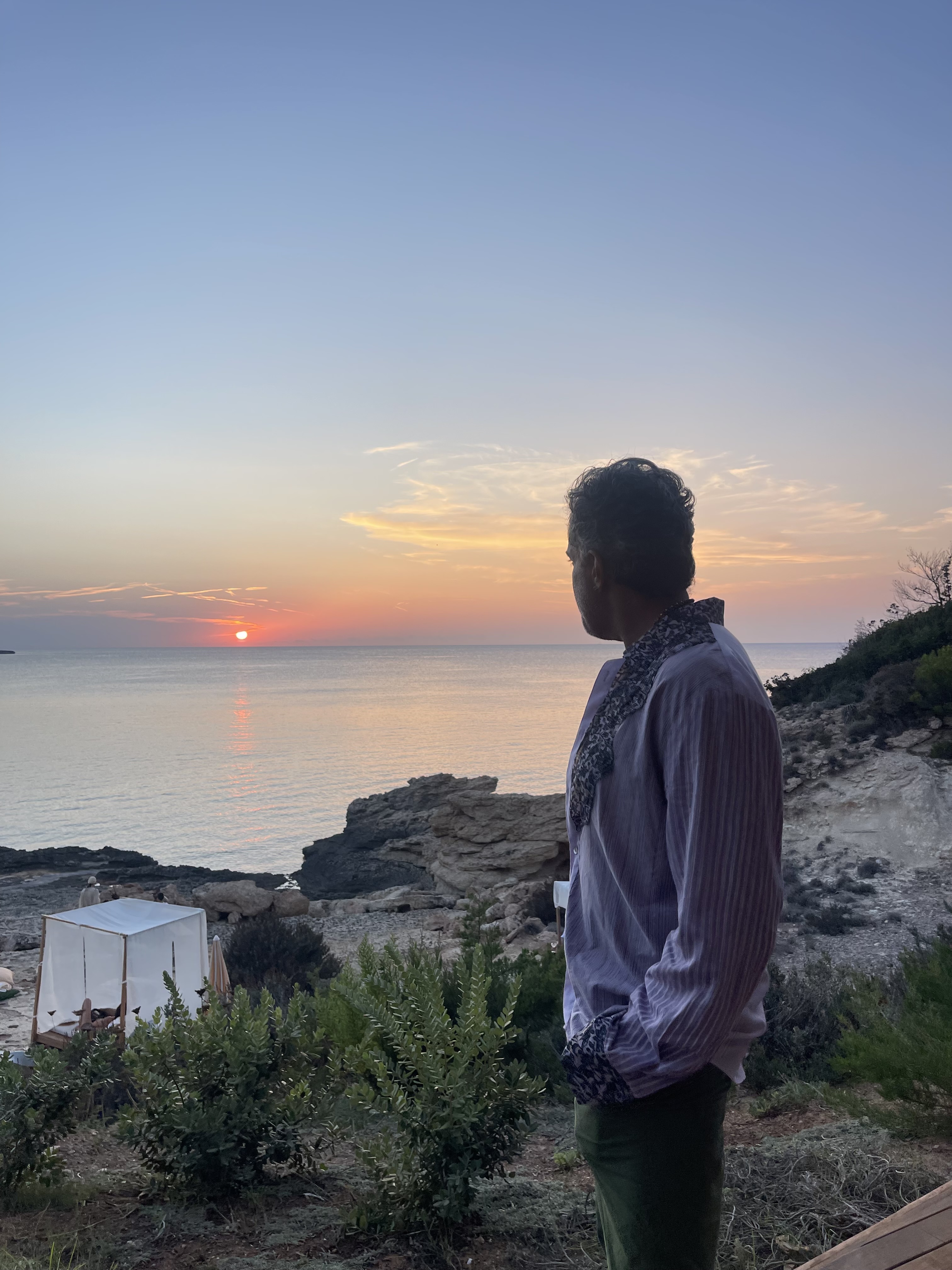 A moment of solo reflection